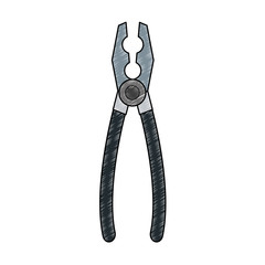 Plier construction tool vector illustration graphic design