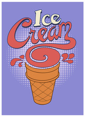 Ice Cream Swirl / A type based ice cream cone.