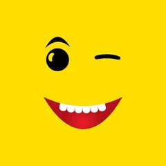 World emoji day greeting card design