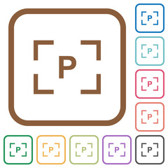 Camera program mode simple icons