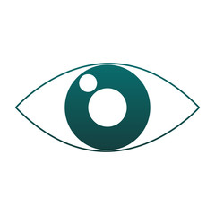 Human eye symbol vector illustration graphic design