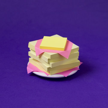 Conceptual stack of pancakes