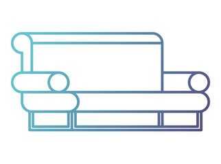 confortable sofa isolated icon vector illustration design