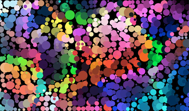 Vivid Vibrant Dot Pattern Abstract Background