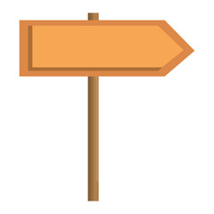 route wooden arrows signal