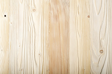 Weathered pine wood planks background with grained surface. Place for text