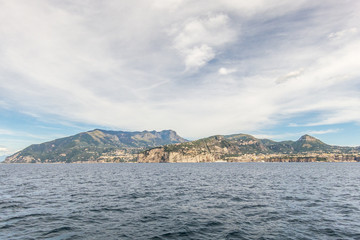 Naklejka premium Beach and coastline in Sorrento, Italy