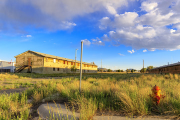 Fototapeta na wymiar Abandoned Apartment Complex in rural Wyoming