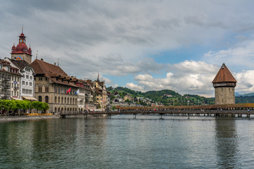 Fototapeta na wymiar Swiss, Lucerne city view