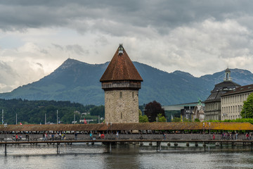 Swiss, Lucerne city view