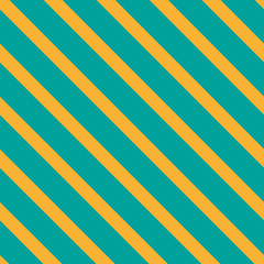 Obraz premium Striped seamless pattern. Vector illustration. Blue-green and yellow color