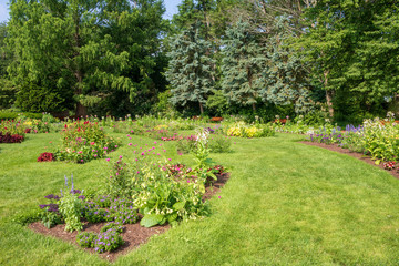 Annual garden in Elizabeth Park