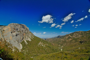 Fototapeta premium Amazing view of mountain landscape in Sardinia, Italy