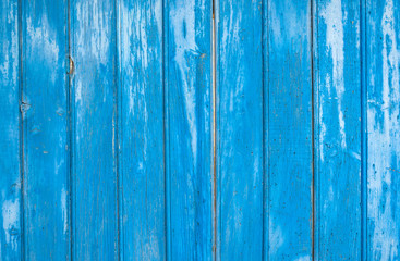 Fototapeta na wymiar Bretter Holzhintergrund Blau Dielen Planken Holz Textur Hintergrund