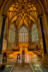 Wells Cathedral, Somerset, England, UK 