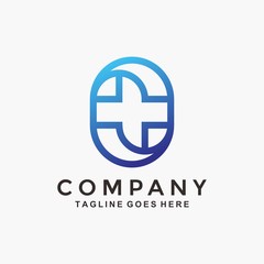 Obraz premium Health, pharmacy, medicine logo