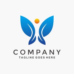 Butterfly logo design