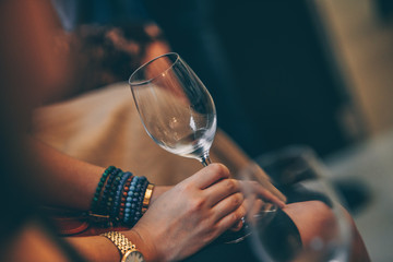 Champagne and wine tasting