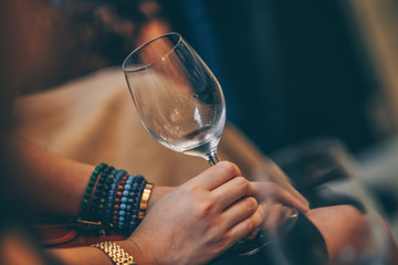 Champagne and wine tasting