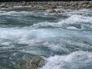View of Vicente Perez Rosales National Park on Chile, South America