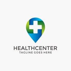 Fototapeta premium Health center logo