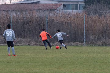 Azione di gioco, torneo di calcio a undici