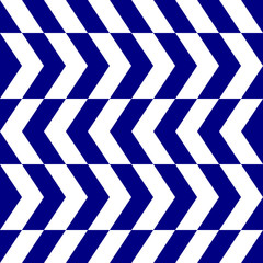 Zigzag vector pattern. Blue and white intermittent lines. Simple and fashionable illustration for textiles, website, web cover, banner, cover.