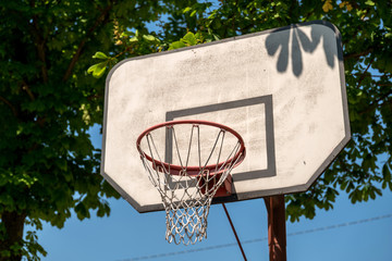 Naklejka premium Basketball backboard