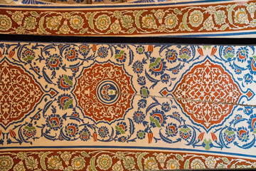 Example of Ottoman art patterns in view