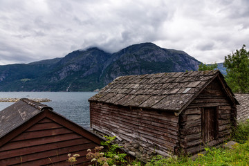 Fototapeta na wymiar Landscape of Norway, Eidfjord