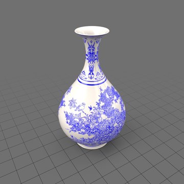 Ornate flower vase