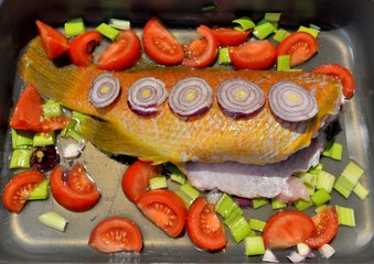 Poisson à cuire au four