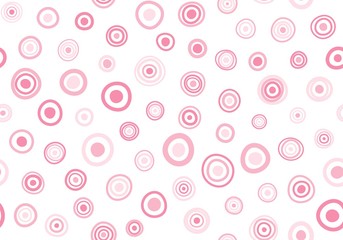 Seamless circles pattern. Vector repeating texture.