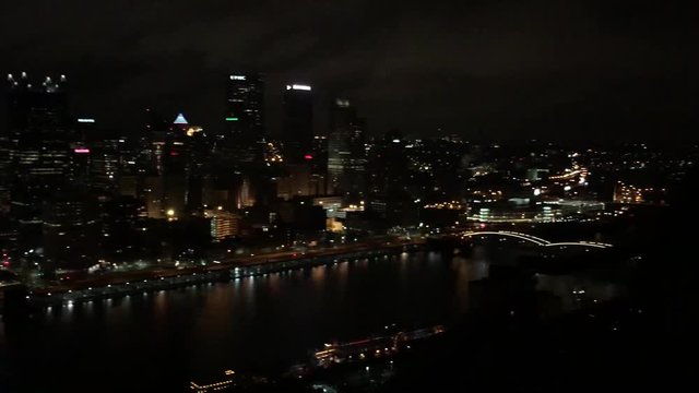 Night view of Pittsburgh