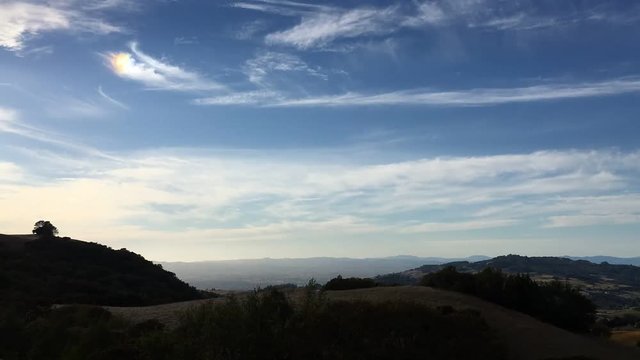 Sunset time lapse in Sonoma