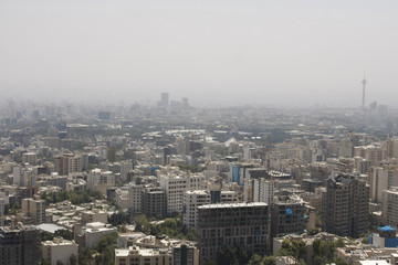 View of the Nothern part of Tehran, Iranian capital city