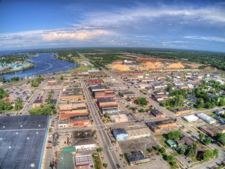 International Falls is a town on the International Border with Canadas