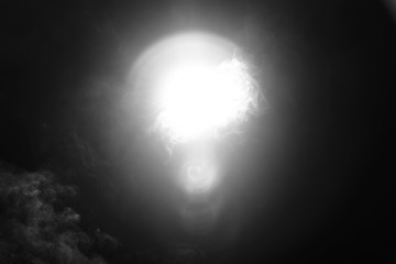 Obraz premium Abstract Smoke Clouds, All Movement Blurred, intention out of focus