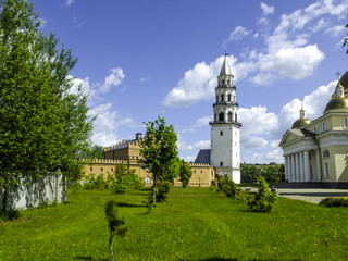 Nevyansk falling tower Russian analogue of the leaning tower of Pisa