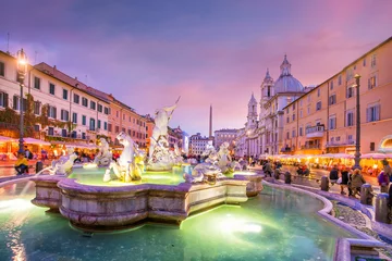 Poster Piazza Navona in Rome, Italy © f11photo