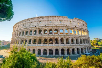 Selbstklebende Fototapete Kolosseum View of Colosseum in Rome, Italy