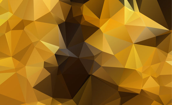 ight Yellow vector Pattern. triangular template. Geometric sample. Repeating routine with triangle shapes. New texture for your design.