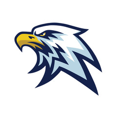 Eagle Head Mascot Sports Team Logo Template