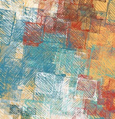 Abstract painting on canvas. Hand made art. Colorful texture. Modern artwork. Strokes of fat paint. Brushstrokes. Contemporary art. Artistic background image.