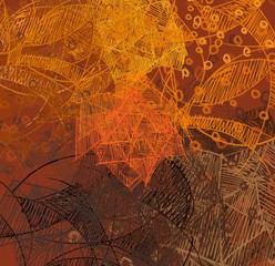 Abstract painting on canvas. Hand made art. Colorful texture. Modern artwork. Strokes of fat paint. Brushstrokes. Contemporary art. Artistic background image.