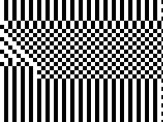 Black and white geometric background with lines, squares, rectangles. Vector illustration