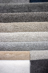 Floor carpet samples background texture closeup