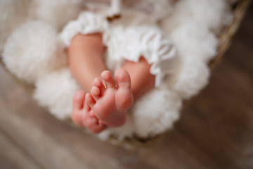 A baby's feet