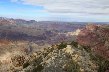 The Grand Canyon; a breathtaking view