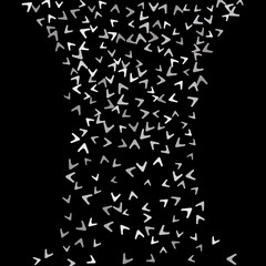 Simple Pattern for Postcard, Print, Banner or Poster. Modern Abstract Background with arrows   Vector Texture in Trendy Minimalistic Style